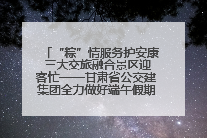 “粽”情服务护安康 三大交旅融合景区迎客忙——甘肃省公交建集团全力做好端午假期景区运营工作