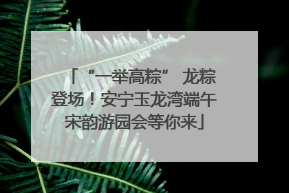 “一举高粽” 龙粽登场！安宁玉龙湾端午宋韵游园会等你来