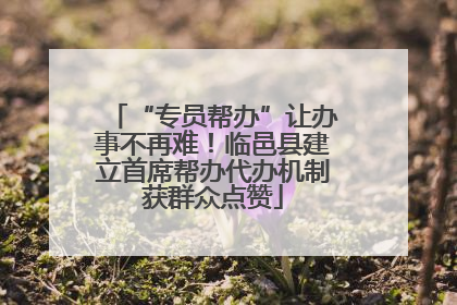 “专员帮办”让办事不再难！临邑县建立首席帮办代办机制获群众点赞