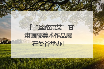“丝路霓裳”甘肃画院美术作品展在曼谷举办