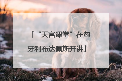 “天宫课堂”在匈牙利布达佩斯开讲