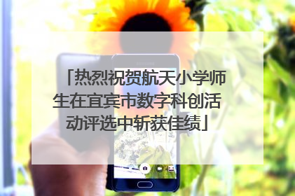 热烈祝贺航天小学师生在宜宾市数字科创活动评选中斩获佳绩