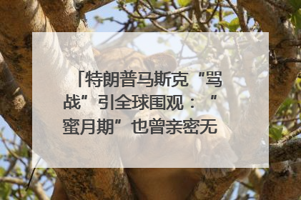 特朗普马斯克“骂战”引全球围观：“蜜月期”也曾亲密无间｜国际观察