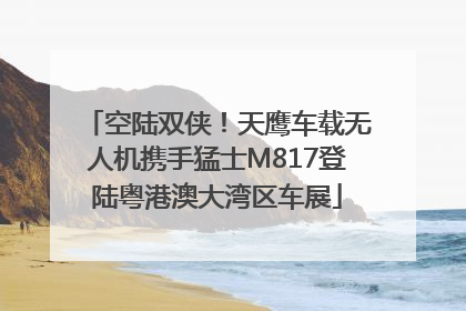空陆双侠！天鹰车载无人机携手猛士M817登陆粤港澳大湾区车展