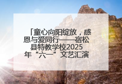 童心向阳绽放，感恩与爱同行——宿松县特教学校2025年“六一”文艺汇演圆满落幕
