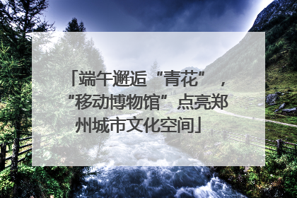 端午邂逅“青花”，“移动博物馆”点亮郑州城市文化空间