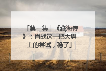 第一集｜《藏海传》：肖战这一把大男主的尝试，稳了