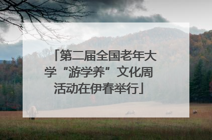 第二届全国老年大学“游学养”文化周活动在伊春举行
