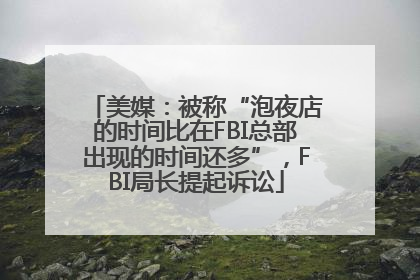 美媒：被称“泡夜店的时间比在FBI总部出现的时间还多”，FBI局长提起诉讼