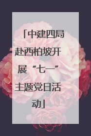 中建四局赴西柏坡开展“七一”主题党日活动