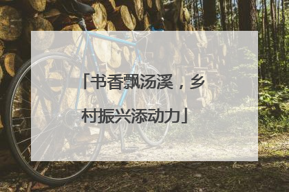 书香飘汤溪，乡村振兴添动力
