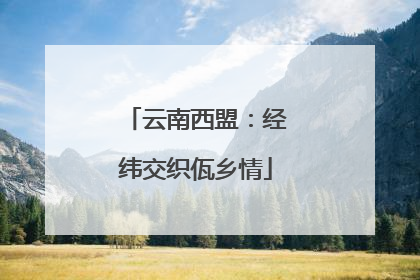 云南西盟：经纬交织佤乡情