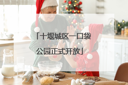 十堰城区一口袋公园正式开放