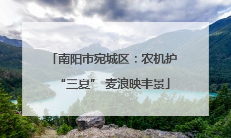 南阳市宛城区：农机护“三夏” 麦浪映丰景