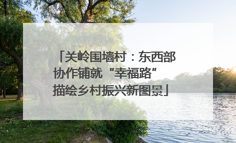 关岭围墙村：东西部协作铺就“幸福路” 描绘乡村振兴新图景