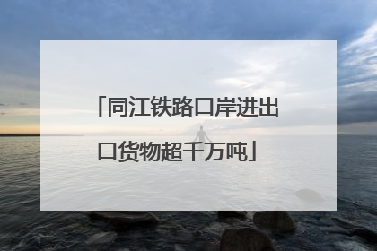 同江铁路口岸进出口货物超千万吨
