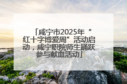 咸宁市2025年“红十字博爱周”活动启动，咸宁职院师生踊跃参与献血活动