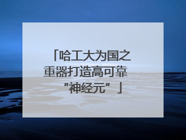 哈工大为国之重器打造高可靠“神经元”
