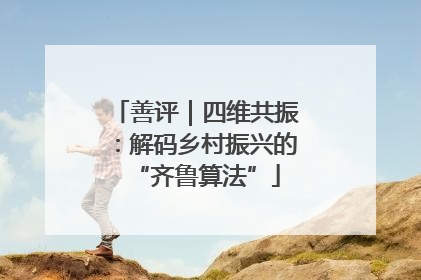 善评｜四维共振：解码乡村振兴的“齐鲁算法”