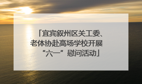 宜宾叙州区关工委、老体协赴高场学校开展“六一”慰问活动
