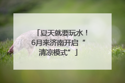 夏天就要玩水！6月来济南开启“清凉模式”
