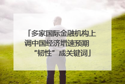 多家国际金融机构上调中国经济增速预期 “韧性”成关键词