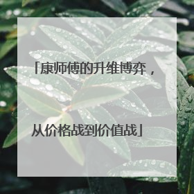 康师傅的升维博弈，从价格战到价值战