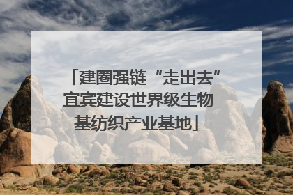 建圈强链“走出去” 宜宾建设世界级生物基纺织产业基地