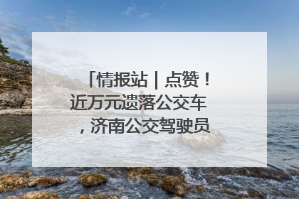 情报站｜点赞！近万元遗落公交车，济南公交驾驶员乘客接力还失主