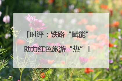 时评：铁路“赋能” 助力红色旅游“热”