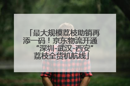 最大规模荔枝助销再添一码！京东物流开通“深圳-武汉-西安” 荔枝全货机航线