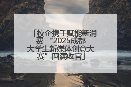 校企携手赋能新消费 “2025成都大学生新媒体创意大赛”圆满收官