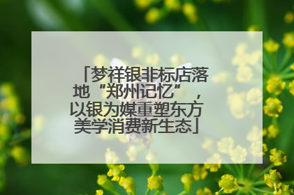 梦祥银非标店落地“郑州记忆”，以银为媒重塑东方美学消费新生态