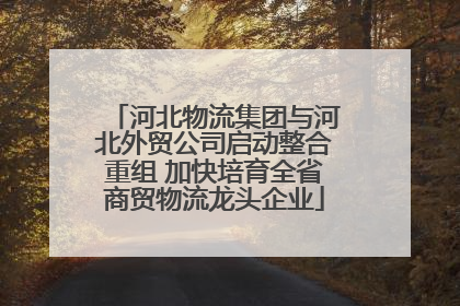 河北物流集团与河北外贸公司启动整合重组 加快培育全省商贸物流龙头企业