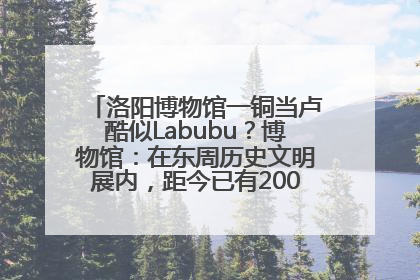 洛阳博物馆一铜当卢酷似Labubu？博物馆：在东周历史文明展内，距今已有2000多年历史