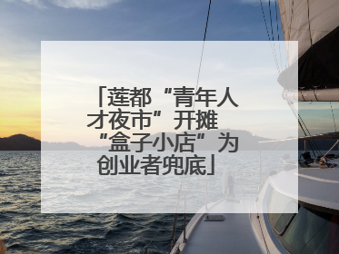 莲都“青年人才夜市”开摊 “盒子小店”为创业者兜底