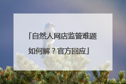 自然人网店监管难题如何解？官方回应