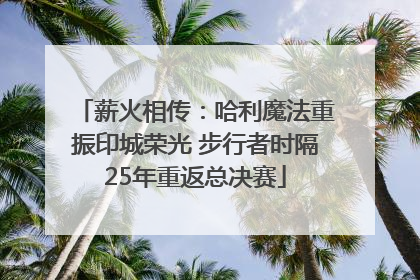 薪火相传：哈利魔法重振印城荣光 步行者时隔25年重返总决赛