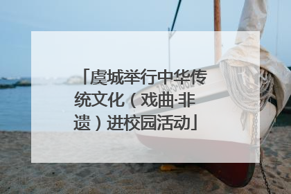 虞城举行中华传统文化（戏曲·非遗）进校园活动