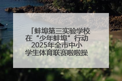 蚌埠第三实验学校在“少年蚌埠”行动2025年全市中小学生体育联赛啦啦操比赛中获佳绩