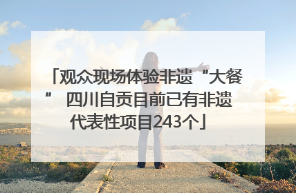观众现场体验非遗“大餐” 四川自贡目前已有非遗代表性项目243个