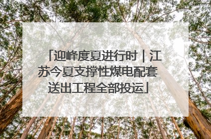 迎峰度夏进行时｜江苏今夏支撑性煤电配套送出工程全部投运