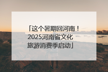 这个暑期回河南！2025河南省文化旅游消费季启动