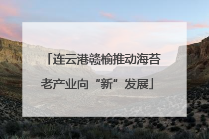 连云港赣榆推动海苔老产业向“新”发展