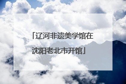 辽河非遗美学馆在沈阳老北市开馆