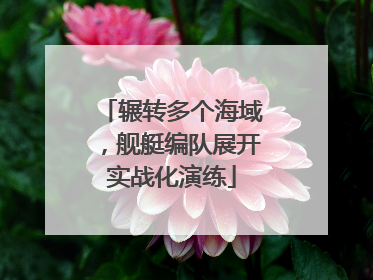 辗转多个海域，舰艇编队展开实战化演练