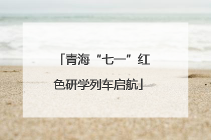 青海“七一”红色研学列车启航