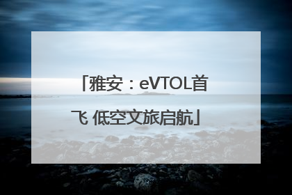 雅安：eVTOL首飞 低空文旅启航