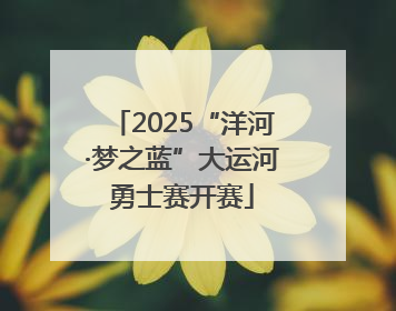 2025“洋河·梦之蓝”大运河勇士赛开赛