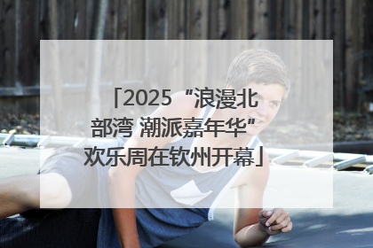 2025“浪漫北部湾 潮派嘉年华”欢乐周在钦州开幕